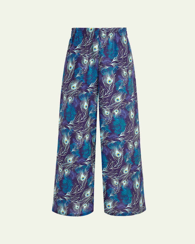 Eyes of the Wind Cotton-Silk Pants